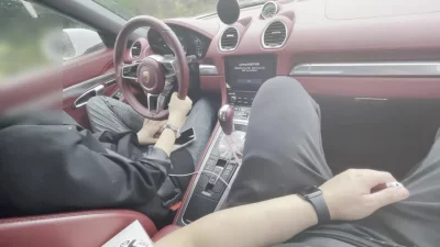 保时捷少妇跟老公吵架接我去酒店偷情！！（最真实良家偷情）